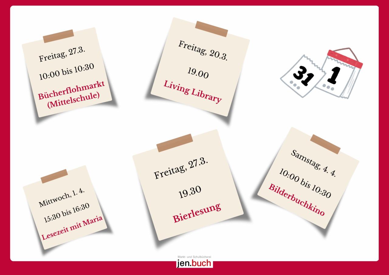 Die nächsten Termine