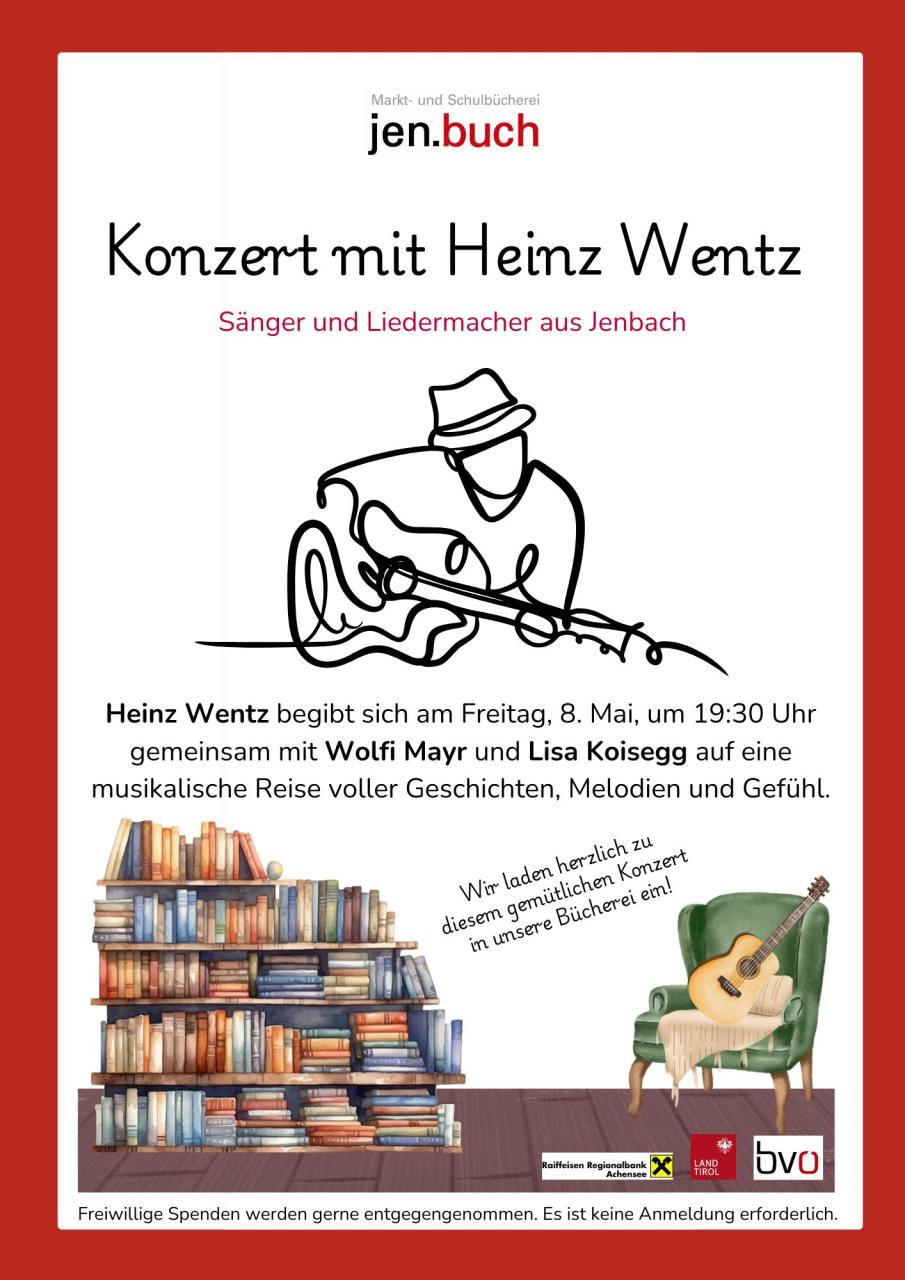 Konzert mit Heinz Wentz