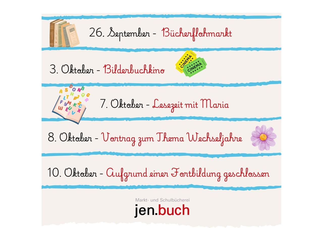 Die nächsten Termine