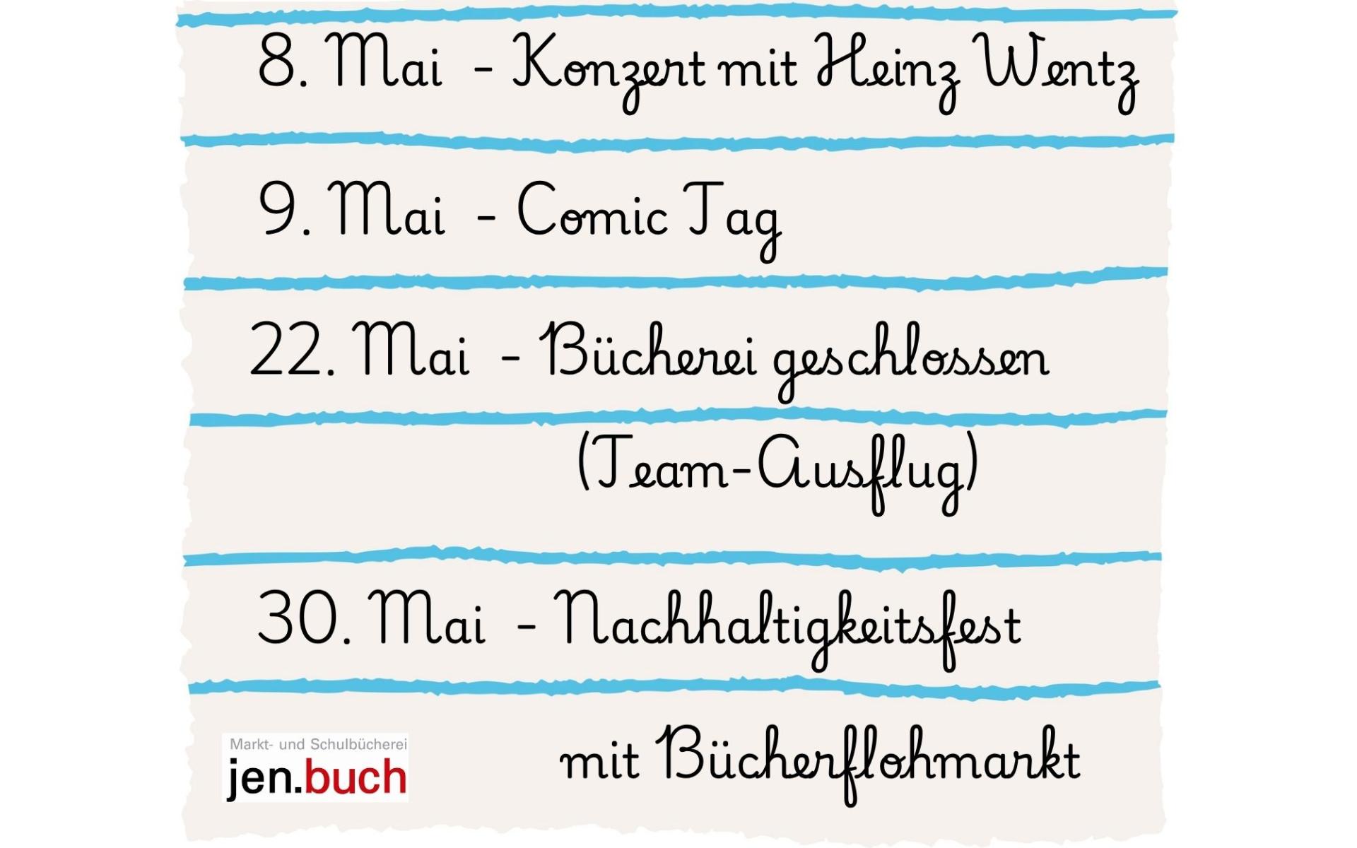 Die nächsten Termine