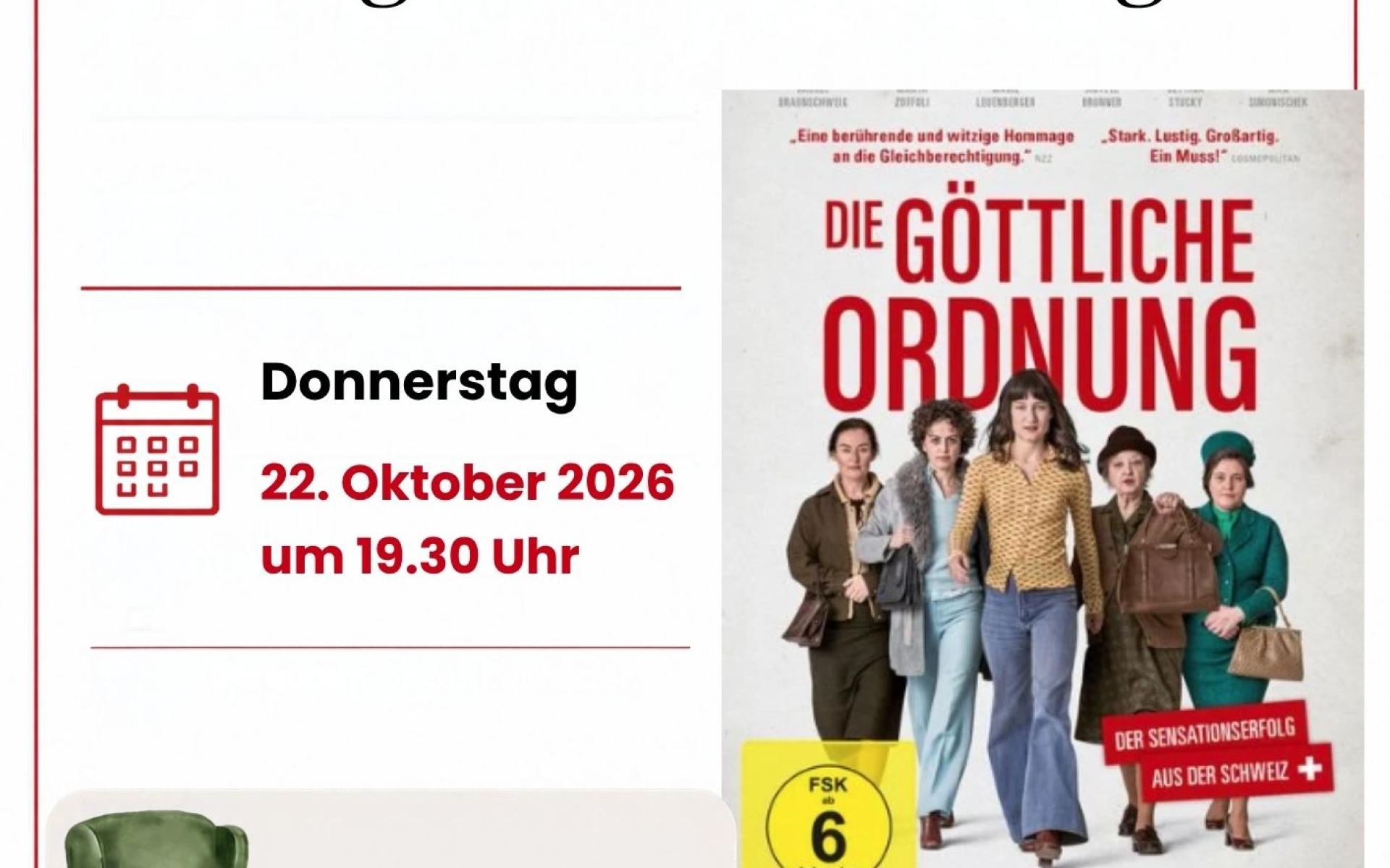 Plakat Filmvorführung