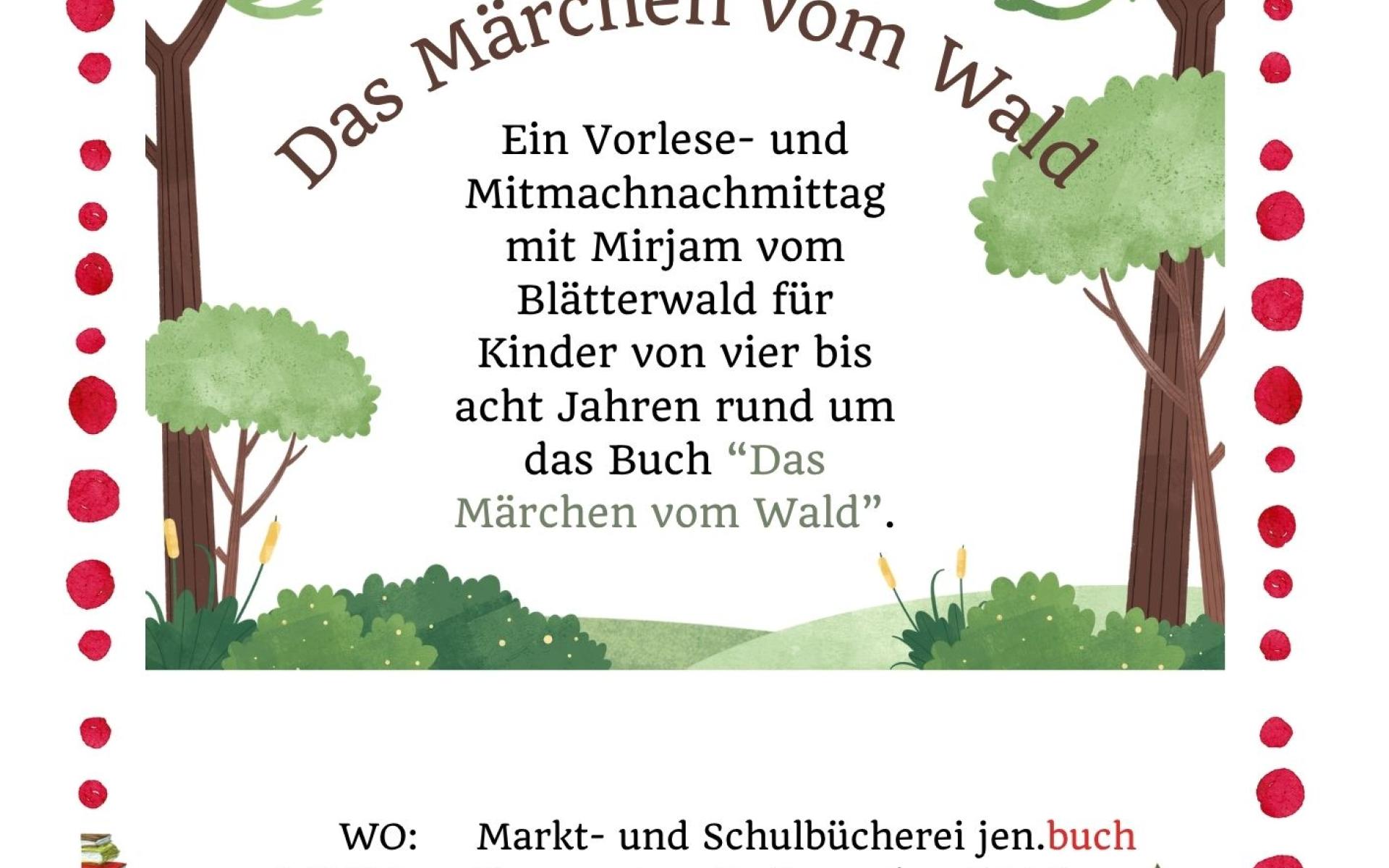 Lesung mit Mirjam vom Blätterwald